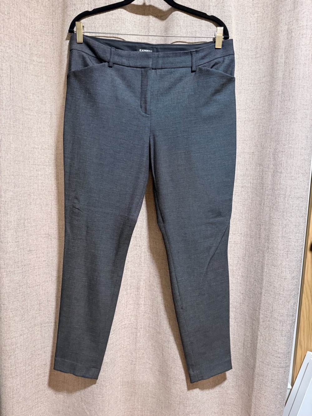 Express Women's Charcoal Gray Ankle Pants